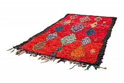 Tapis berbère marocain Boucherouite 290 x 150 cm