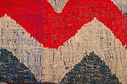 Tapis berbère marocain Boucherouite 150 x 285 cm
