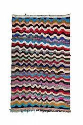 Tapis berbère marocain Boucherouite 170 x 270 cm