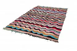 Tapis berbère marocain Boucherouite 170 x 270 cm