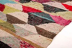 Tapis berbère marocain Boucherouite 155 x 290 cm
