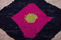 Tapis berbère marocain Boucherouite 165 x 270 cm