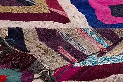 Tapis berbère marocain Boucherouite 165 x 270 cm