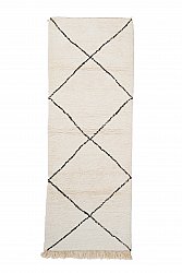 Tapis Kilim Marocain Berbère Beni Ouarain 275 x 100 cm