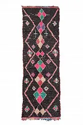 Tapis berbère marocain Boucherouite 405 x 130 cm