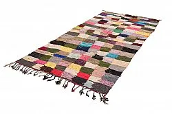 Tapis berbère marocain Boucherouite 135 x 275 cm