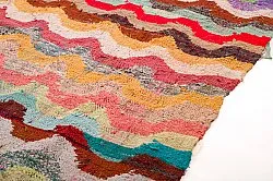 Tapis berbère marocain Boucherouite 165 x 335 cm