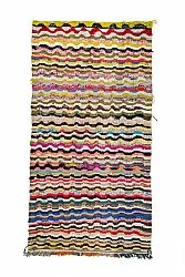 Tapis berbère marocain Boucherouite 150 x 305 cm