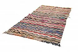 Tapis berbère marocain Boucherouite 150 x 305 cm