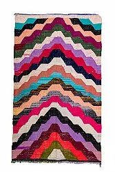 Tapis berbère marocain Boucherouite 145 x 235 cm