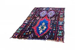 Tapis Marocain Berbère Boucherouite 220 x 130 cm
