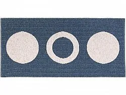 Tapis en plastique - Le tapis de Horred Circle (bleu)