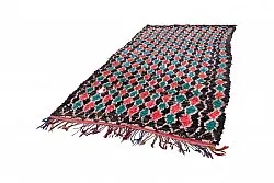 Tapis berbère marocain Boucherouite 395 x 180 cm