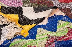 Tapis berbère marocain Boucherouite 125 x 245 cm