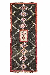Tapis berbère marocain Boucherouite 335 x 125 cm