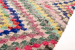 Tapis berbère marocain Boucherouite 145 x 365 cm