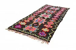 Tapis berbère marocain Boucherouite 135 x 315 cm