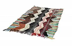 Tapis berbère marocain Boucherouite 140 x 230 cm