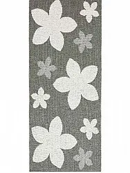 Tapis en plastique - Horredsmattan Flower (gris)