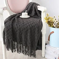 Plaids - Oslo (gris foncé)