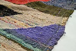 Tapis berbère marocain Boucherouite 165 x 350 cm