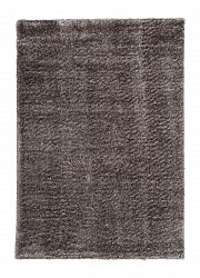 Safir tapis shaggy gris rond 60x120 cm 80x 150 cm 140x200 cm 160x230 cm 200x300 cm