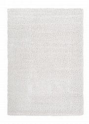 Safir tapis shaggy blanc rond 60x120 cm 80x 150 cm 140x200 cm 160x230 cm 200x300 cm