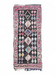 Tapis berbère marocain Boucherouite 310 x 130 cm