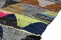 Tapis berbère marocain Boucherouite 145 x 305 cm