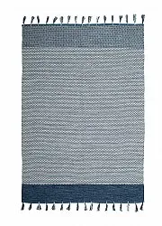 Tapis patchwork - Vinga (bleu)