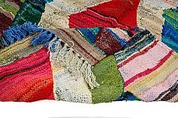 Tapis berbère marocain Boucherouite 130 x 205 cm