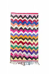 Tapis berbère marocain Boucherouite 150 x 260 cm