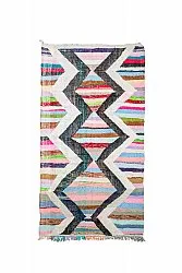 Tapis berbère marocain Boucherouite 145 x 245 cm