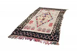Tapis berbère marocain Boucherouite 270 x 130 cm