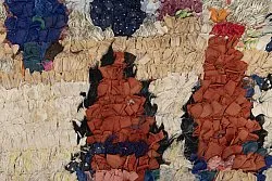 Tapis Marocain Berbère Boucherouite 220 x 140 cm