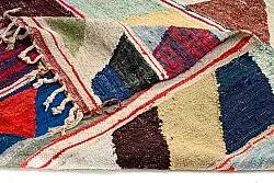 Tapis berbère marocain Boucherouite 145 x 280 cm