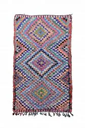 Tapis Marocain Berbère Boucherouite 230 x 135 cm