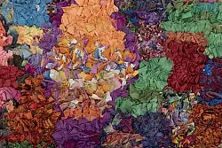 Tapis Marocain Berbère Boucherouite 210 x 150 cm