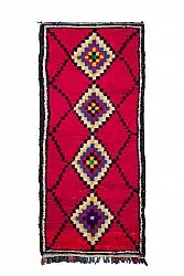 Tapis berbère marocain Boucherouite 310 x 145 cm