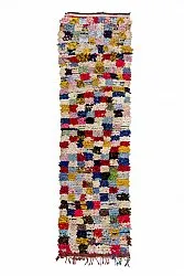 Tapis berbère marocain Boucherouite 380 x 105 cm