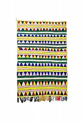 Tapis berbère marocain Boucherouite 170 x 255 cm