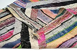Tapis berbère marocain Boucherouite 135 x 240 cm