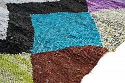 Tapis berbère marocain Boucherouite 155 x 290 cm