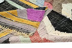Tapis berbère marocain Boucherouite 130 x 260 cm