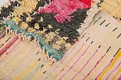Tapis berbère marocain Boucherouite 390 x 150 cm