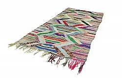 Tapis berbère marocain Boucherouite 145 x 295 cm