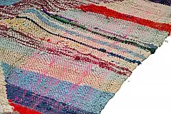 Tapis berbère marocain Boucherouite 145 x 295 cm