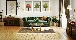 Tapis Wilton - Granada (marron/blanc/doré)