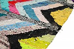Tapis berbère marocain Boucherouite 145 x 270 cm