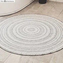 Tapis rond - Brussels Weave (gris)